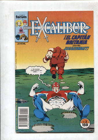 Excalibur volumen 1 numero 03: El capitan britania contra Juggernaut