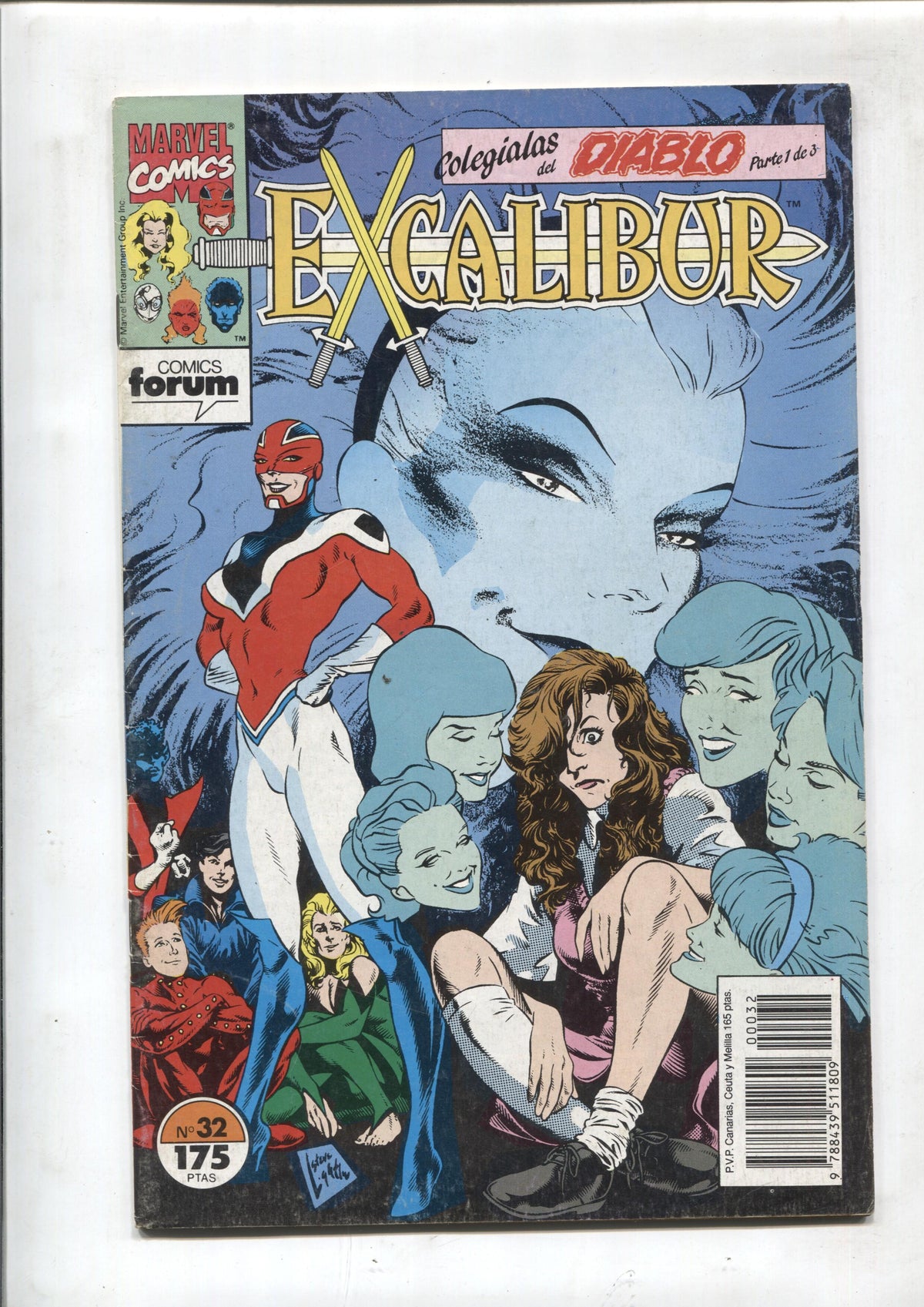 Excalibur volumen 1 numero 32: Colegialas del diablo, parte 1
