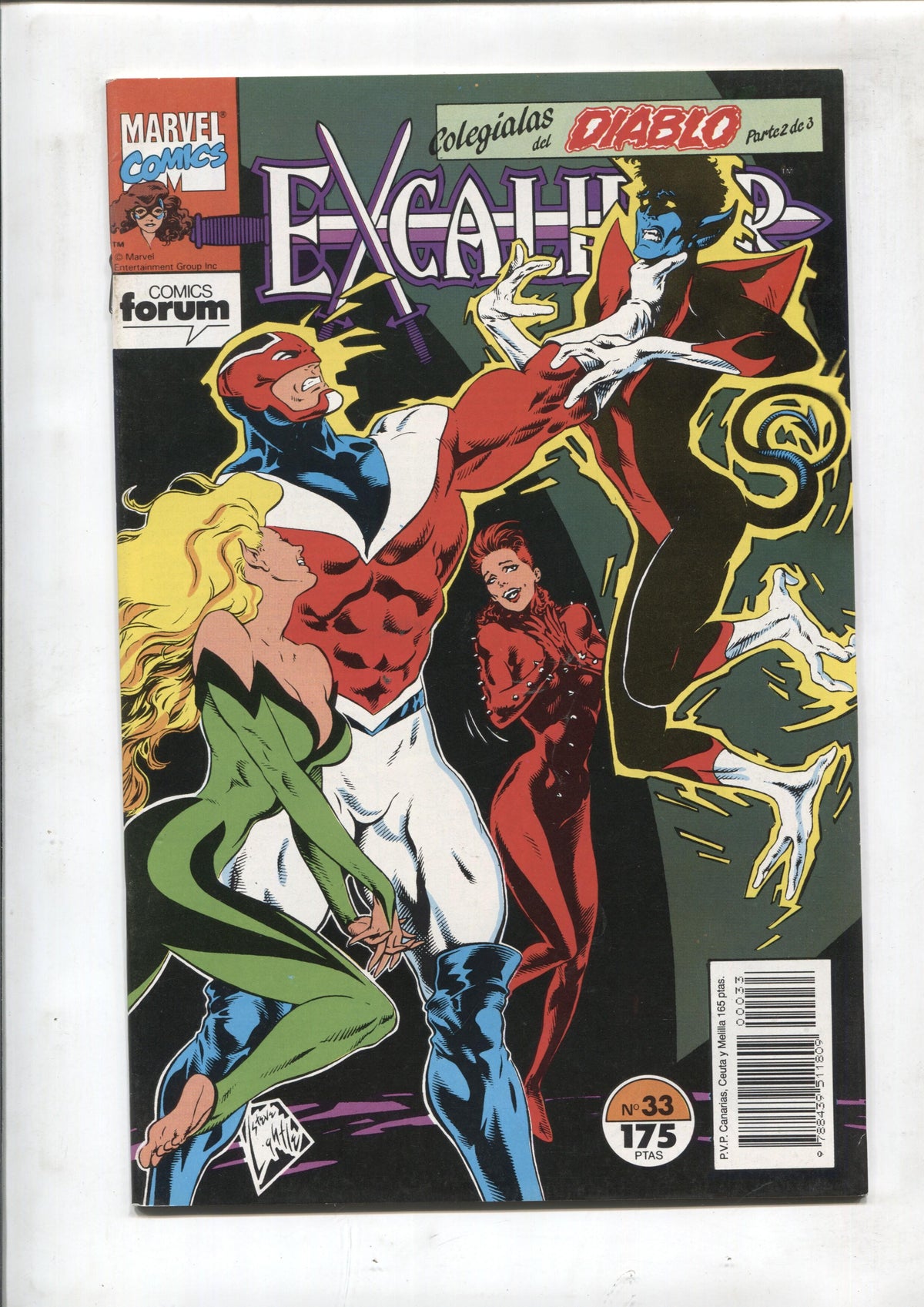 Excalibur volumen 1 numero 33: Colegialas del diablo, parte 2