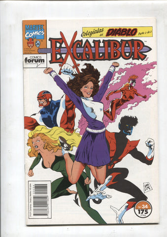 Excalibur volumen 1 numero 34: Colegialas del diablo, parte 3