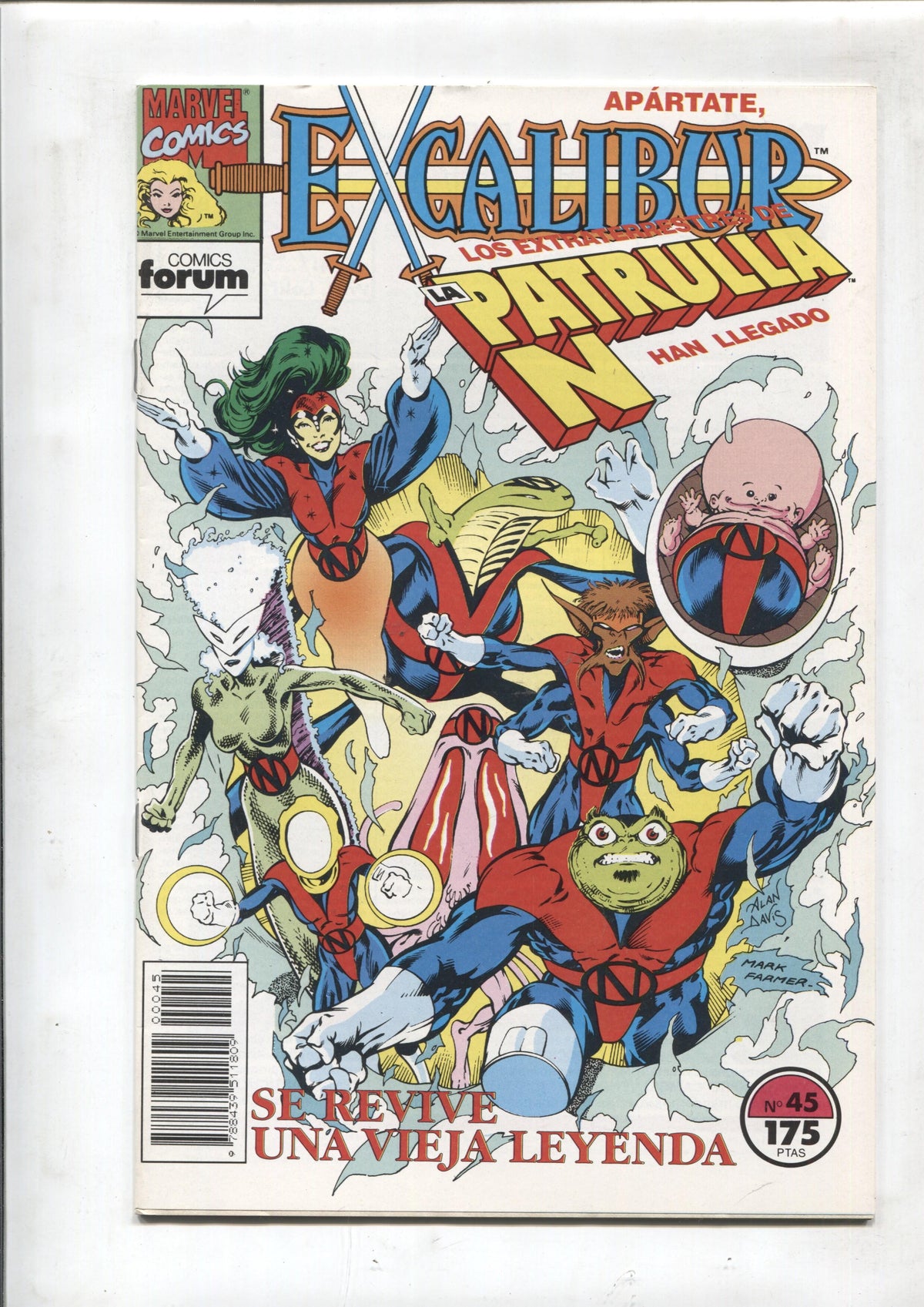 Excalibur volumen 1 numero 45: La tecno red de rondador
