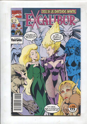 Excalibur volumen 1 numero 46: Crisis de las identidades infinitas