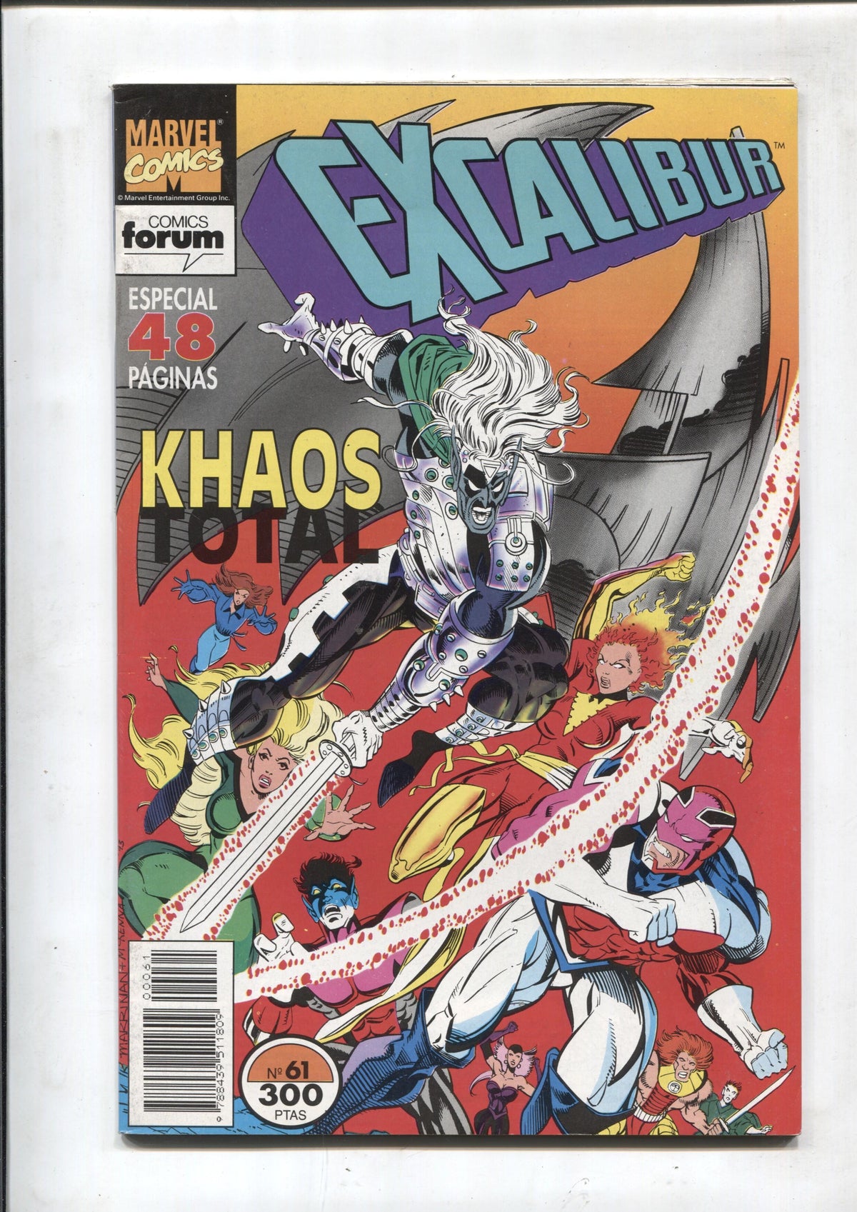 Planeta: Excalibur volumen 1 numero 61: Khaos total