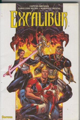 Planeta: Excalibur: Capitan Britania, Caballero Negro, Mariposa Mental