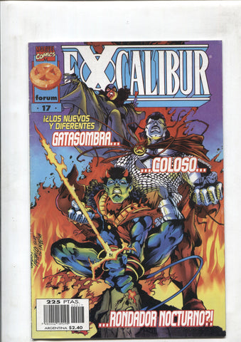 Excalibur volumen 2 numero 17: Gatasombra, Coloso, Rondador Nocturno
