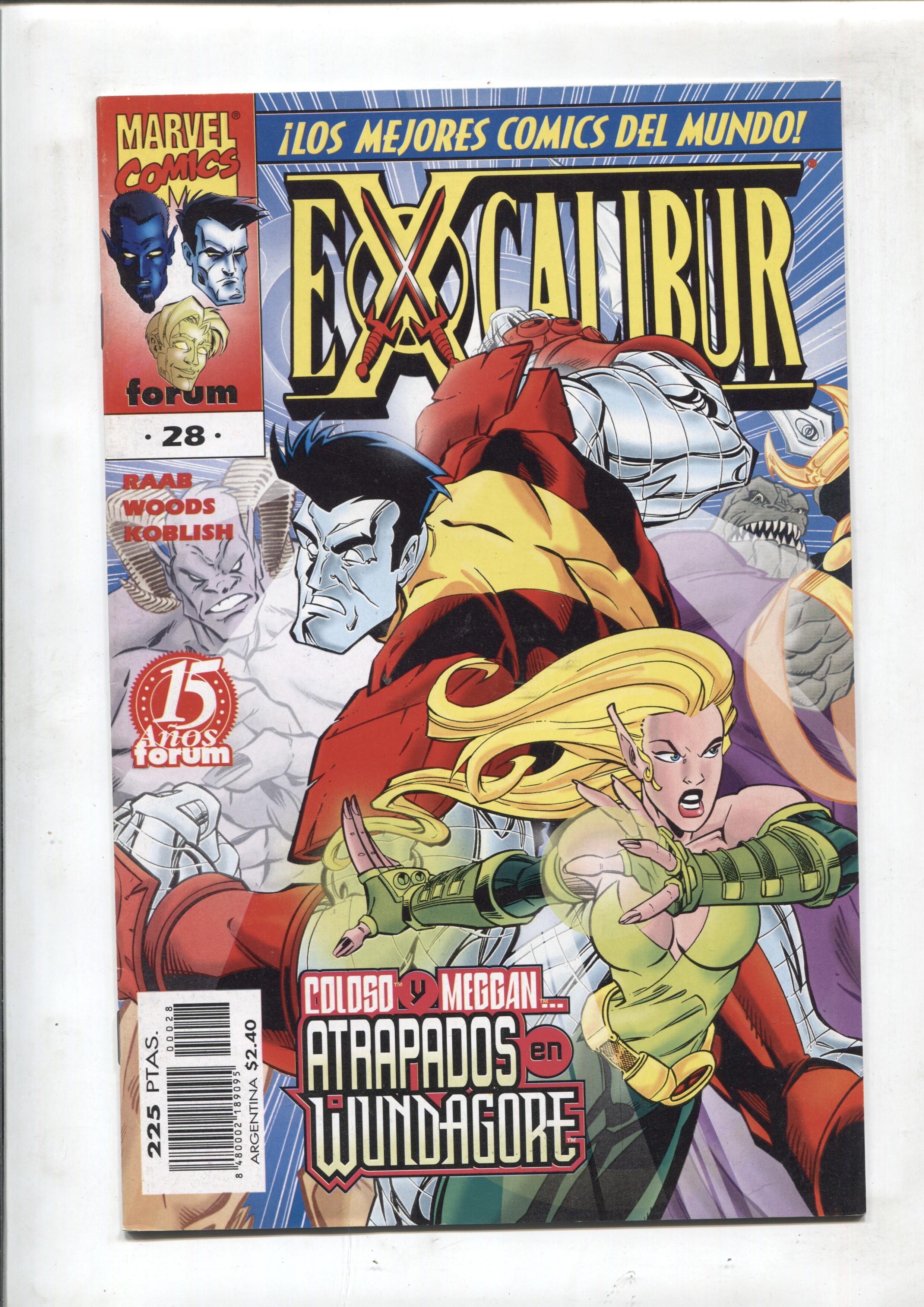 Planeta: Excalibur volumen 2 numero 28: Coloso y Meggan