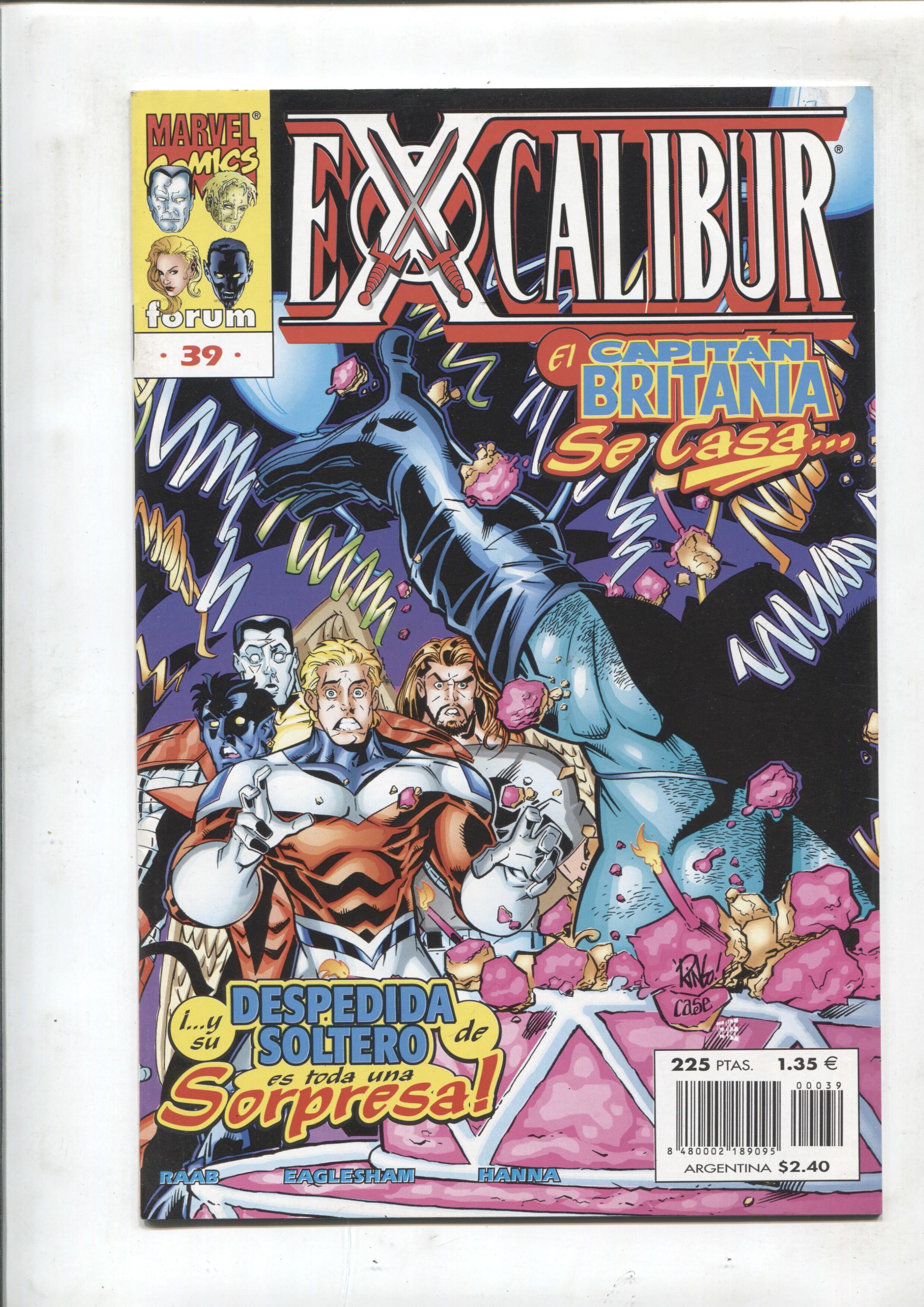 Excalibur volumen 2 numero 39: El capitan britania se casa