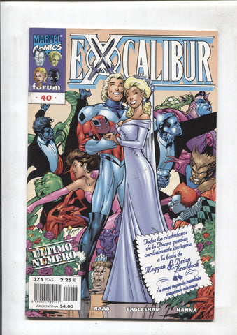 Excalibur volumen 2 numero 40: La boda de El capitan britania