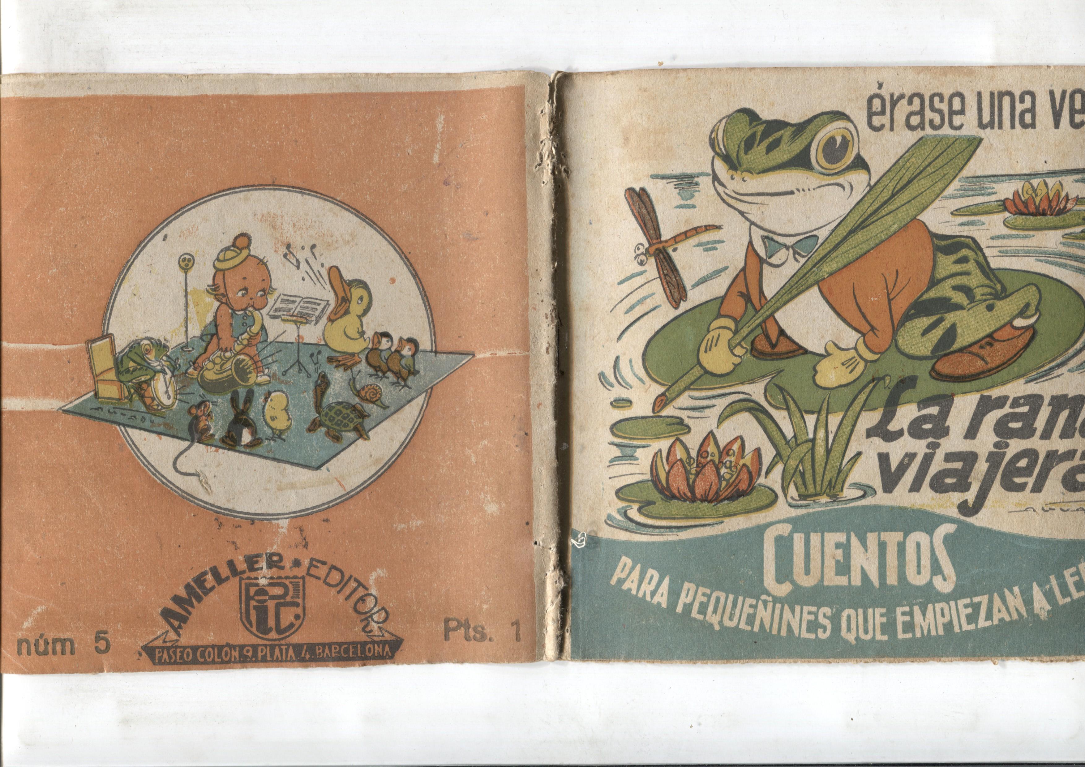 Cuentos Ameller: Erase una vez: La rana viajera