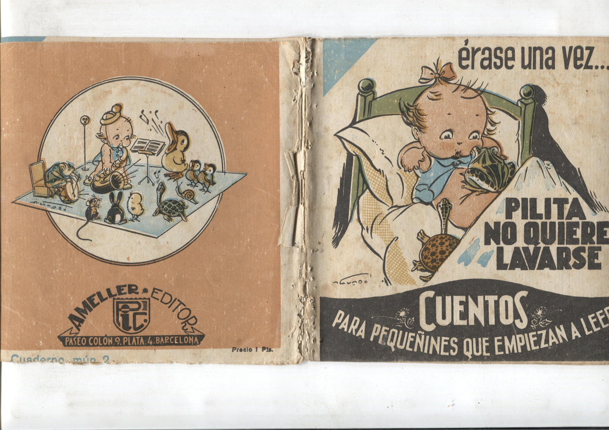 Cuentos Ameller: Erase una vez: Pilita no quiere lavarse