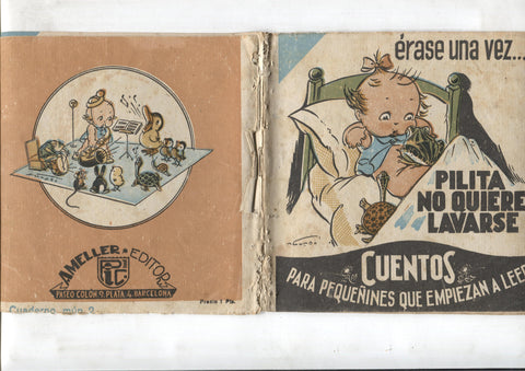 Cuentos Ameller: Erase una vez: Pilita no quiere lavarse