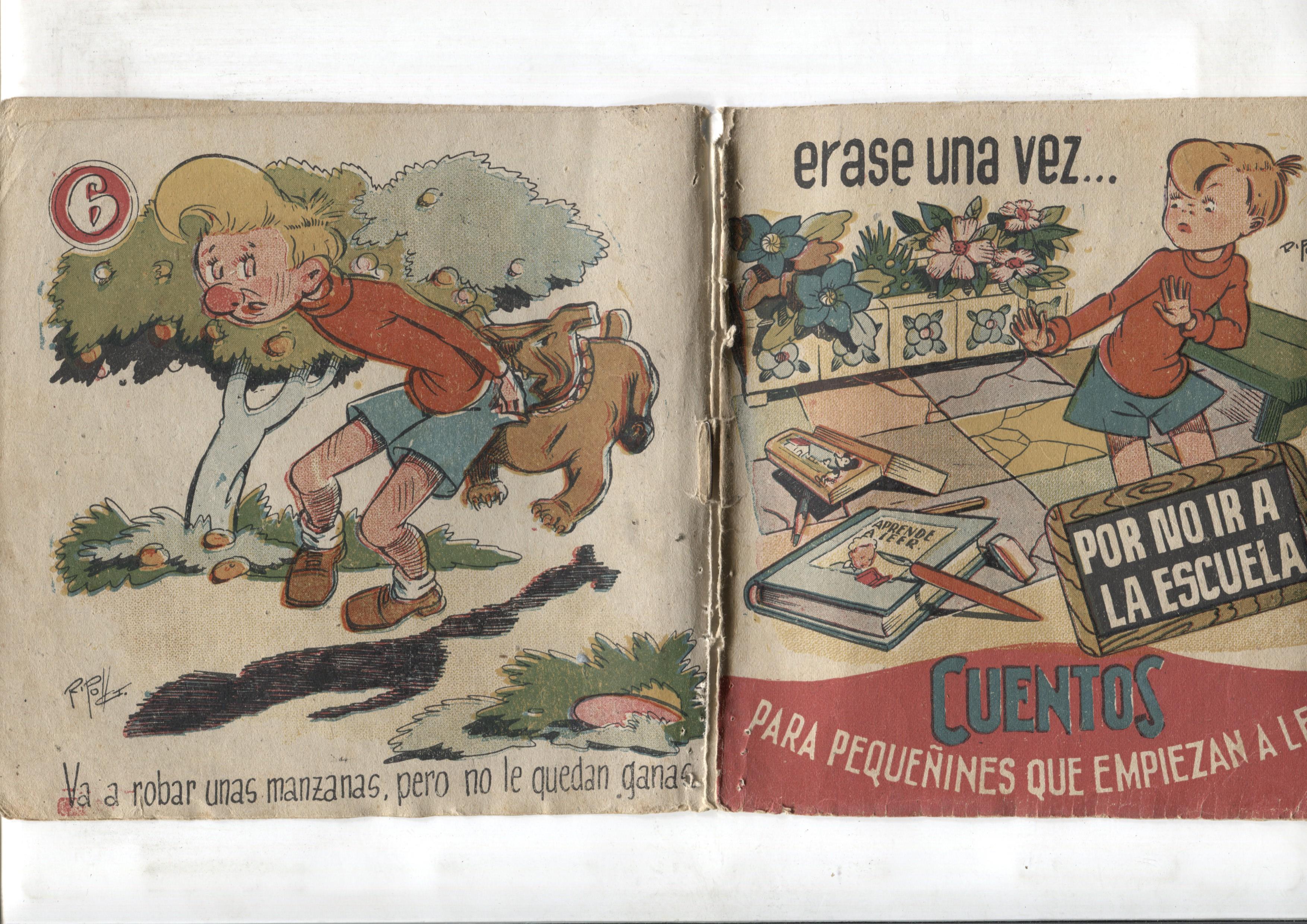 Cuentos Ameller: Erase una vez: Por no ir a la escuela (falta cubierta trasera)