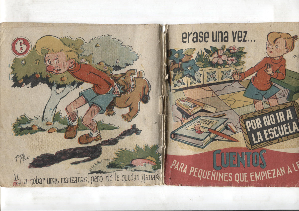 Cuentos Ameller: Erase una vez: Por no ir a la escuela (falta cubierta trasera)