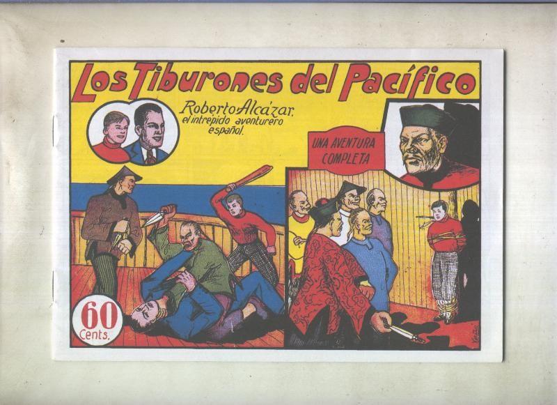 Facsimil: Roberto Alcazar y Pedrin numero 007: Los tiburones del pacifico