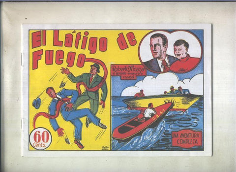 Facsimil: Roberto Alcazar y Pedrin numero 008: El latigo de fuego