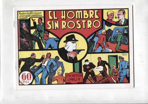 Facsimil: Roberto Alcazar y Pedrin numero 010: El hombre sin rostro