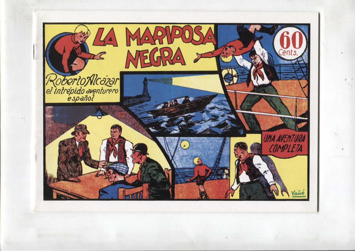 Facsimil: Roberto Alcazar y Pedrin numero 011: La mariposa negra
