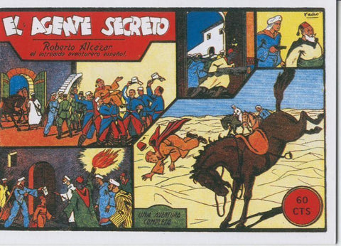 Facsimil: Roberto Alcazar y Pedrin numero 017: El agente secreto