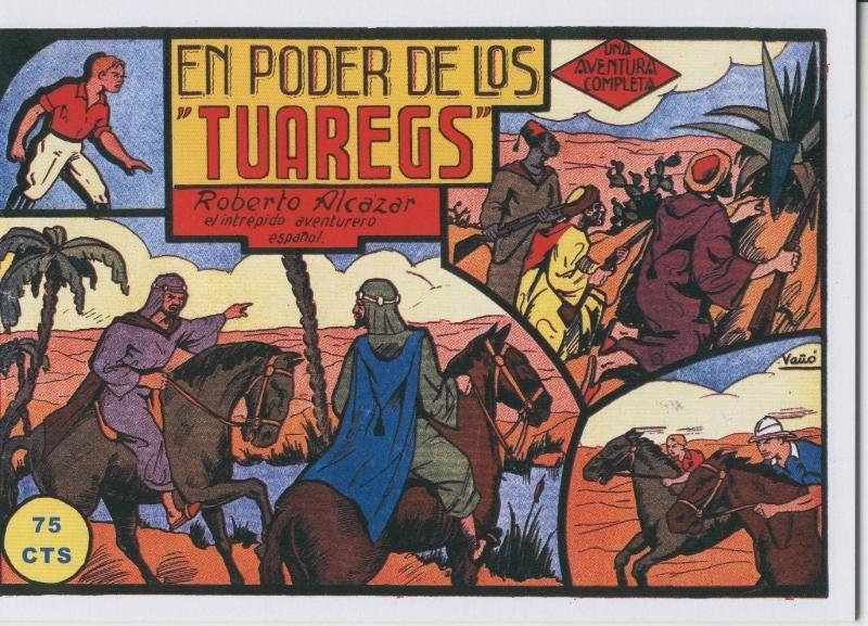 Facsimil: Roberto Alcazar y Pedrin numero 018: En poder de los Tuaregs