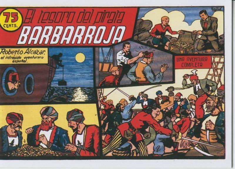 Facsimil: Roberto Alcazar y Pedrin numero 022: El tesoro del pirata barbarroja