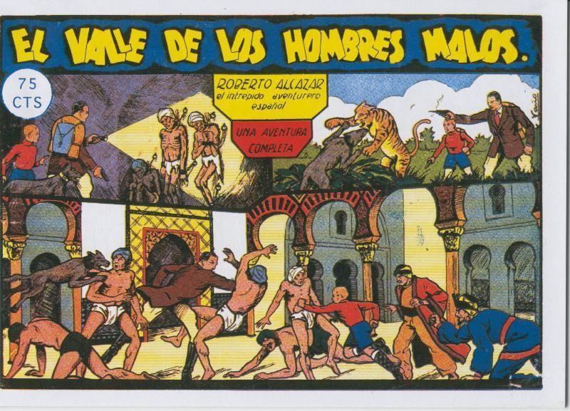 Facsimil: Roberto Alcazar y Pedrin numero 026: El valle de los hombres malos