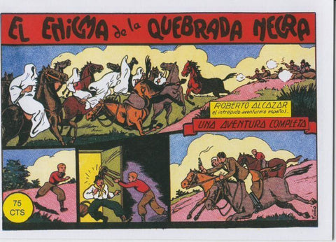 Facsimil: Roberto Alcazar y Pedrin numero 031: El enigma de la quebrada negra