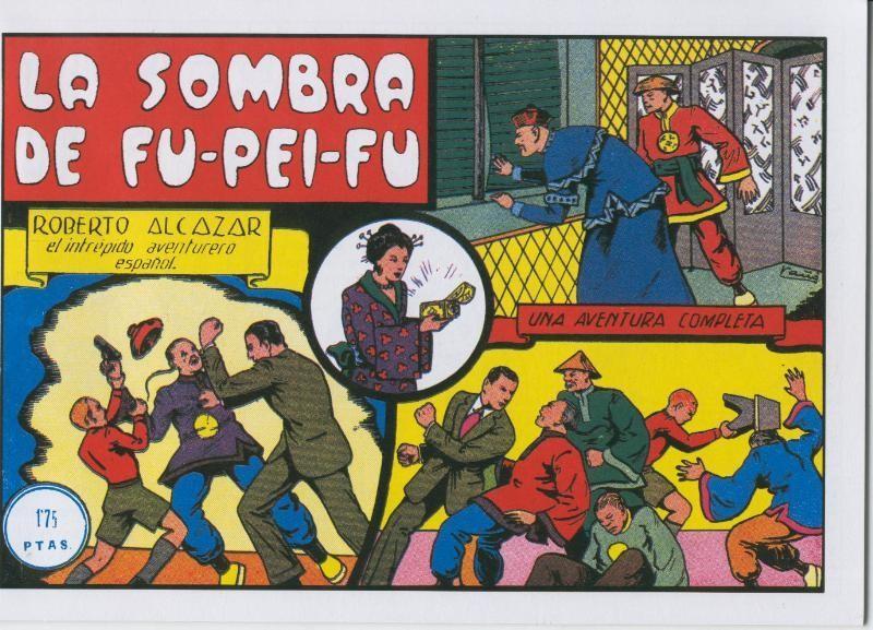 Facsimil: Roberto Alcazar y Pedrin numero 033: La sombra de Fu Pei Fu