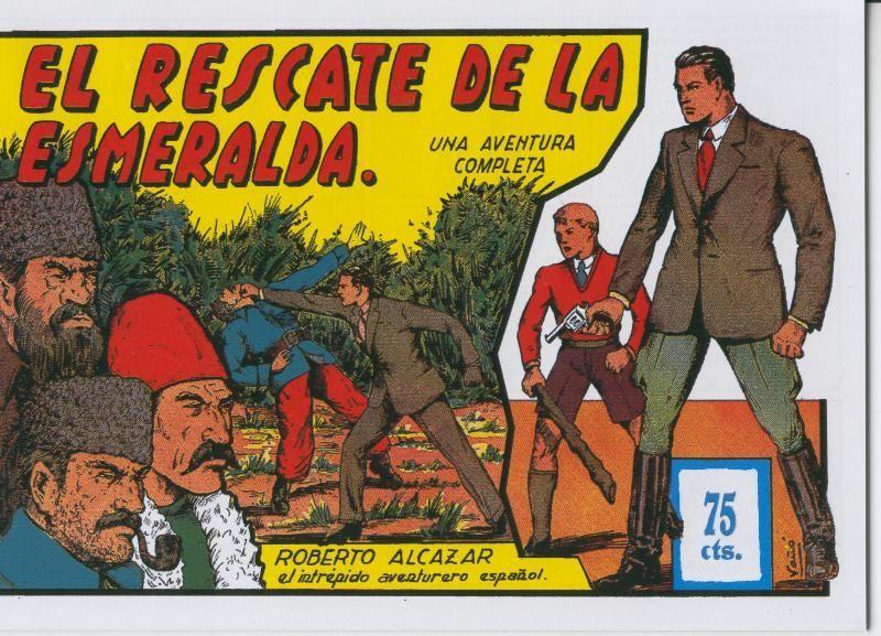 Facsimil: Roberto Alcazar y Pedrin numero 061: El rescate de la esmeralda