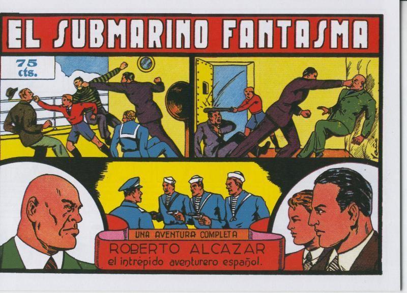 Facsimil: Roberto Alcazar y Pedrin numero 064: El submarino fantasma