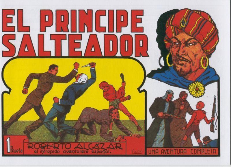 Facsimil: Roberto Alcazar y Pedrin numero 085: El principe salteador