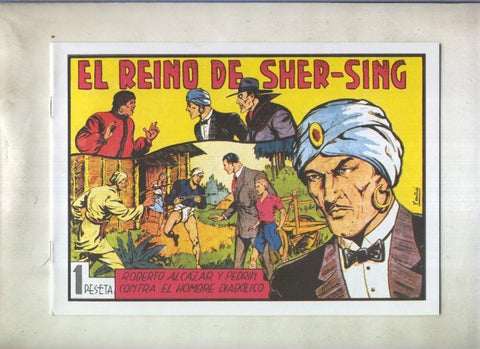 Facsimil: Roberto Alcazar y Pedrin numero 112: El reino de Sher Sing