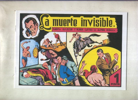 Facsimil: Roberto Alcazar y Pedrin numero 118: La muerte invisible