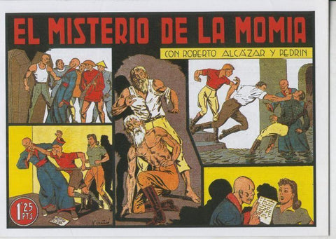 Facsimil: Roberto Alcazar y Pedrin numero 127: El misterio de la momia