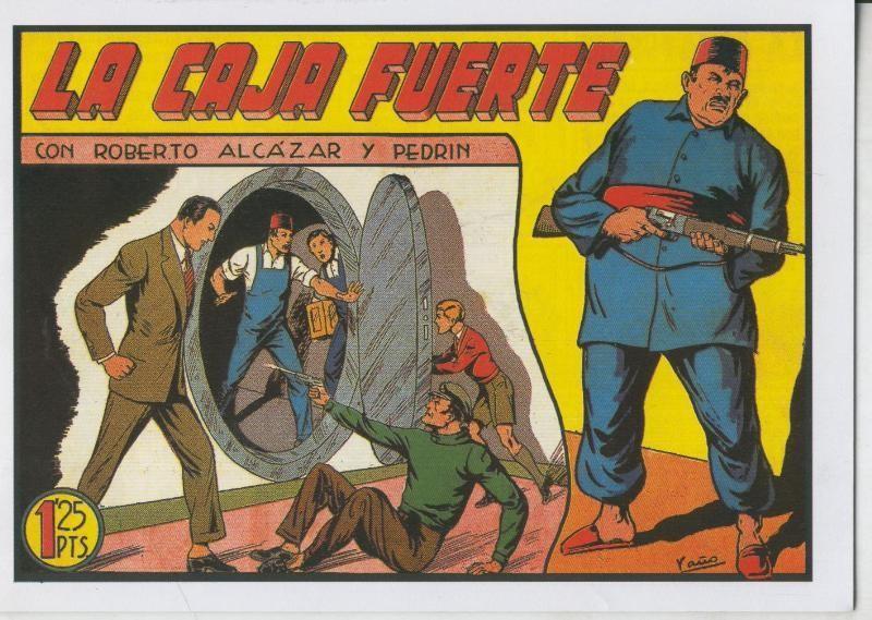 Facsimil: Roberto Alcazar y Pedrin numero 141: La caja fuerte