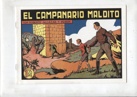 Facsimil: Roberto Alcazar y Pedrin numero 145: El campanario maldito