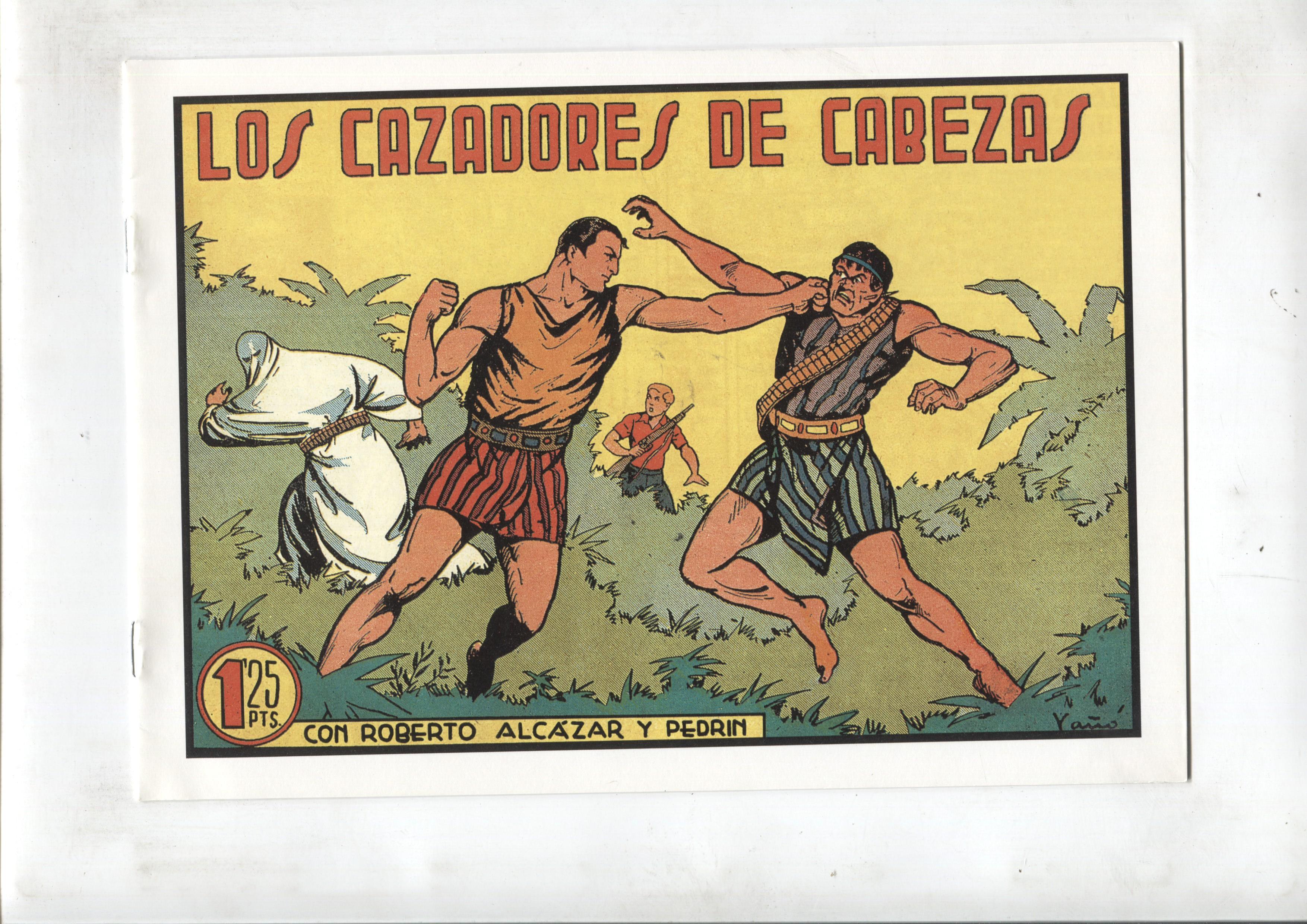 Facsimil: Roberto Alcazar y Pedrin numero 146: Los cazadores de cabezas