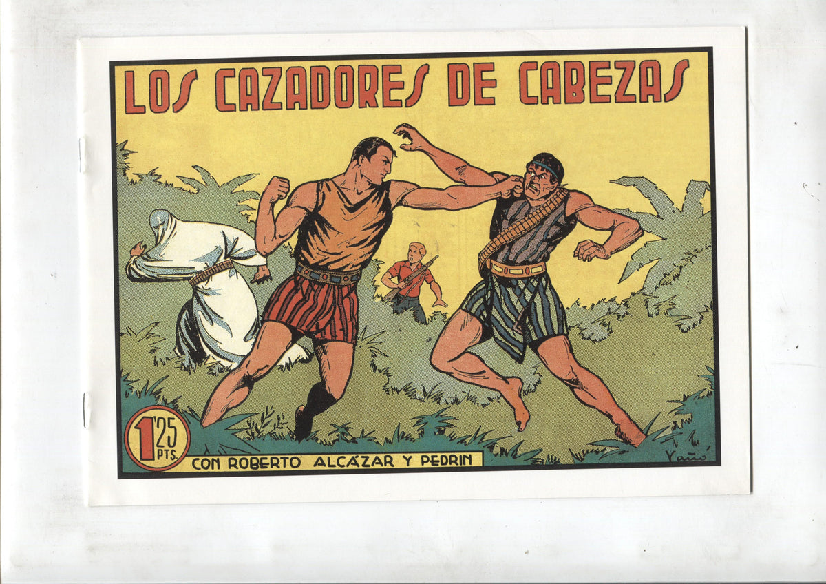 Facsimil: Roberto Alcazar y Pedrin numero 146: Los cazadores de cabezas