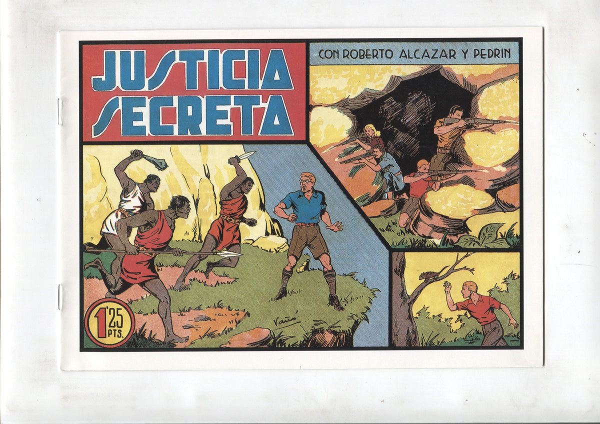 Facsimil: Roberto Alcazar y Pedrin numero 147: Justicia secreta
