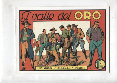 Facsimil: Roberto Alcazar y Pedrin numero 148: El valle del oro