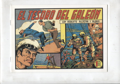 Facsimil: Roberto Alcazar y Pedrin numero 154: El tesoro del galeon