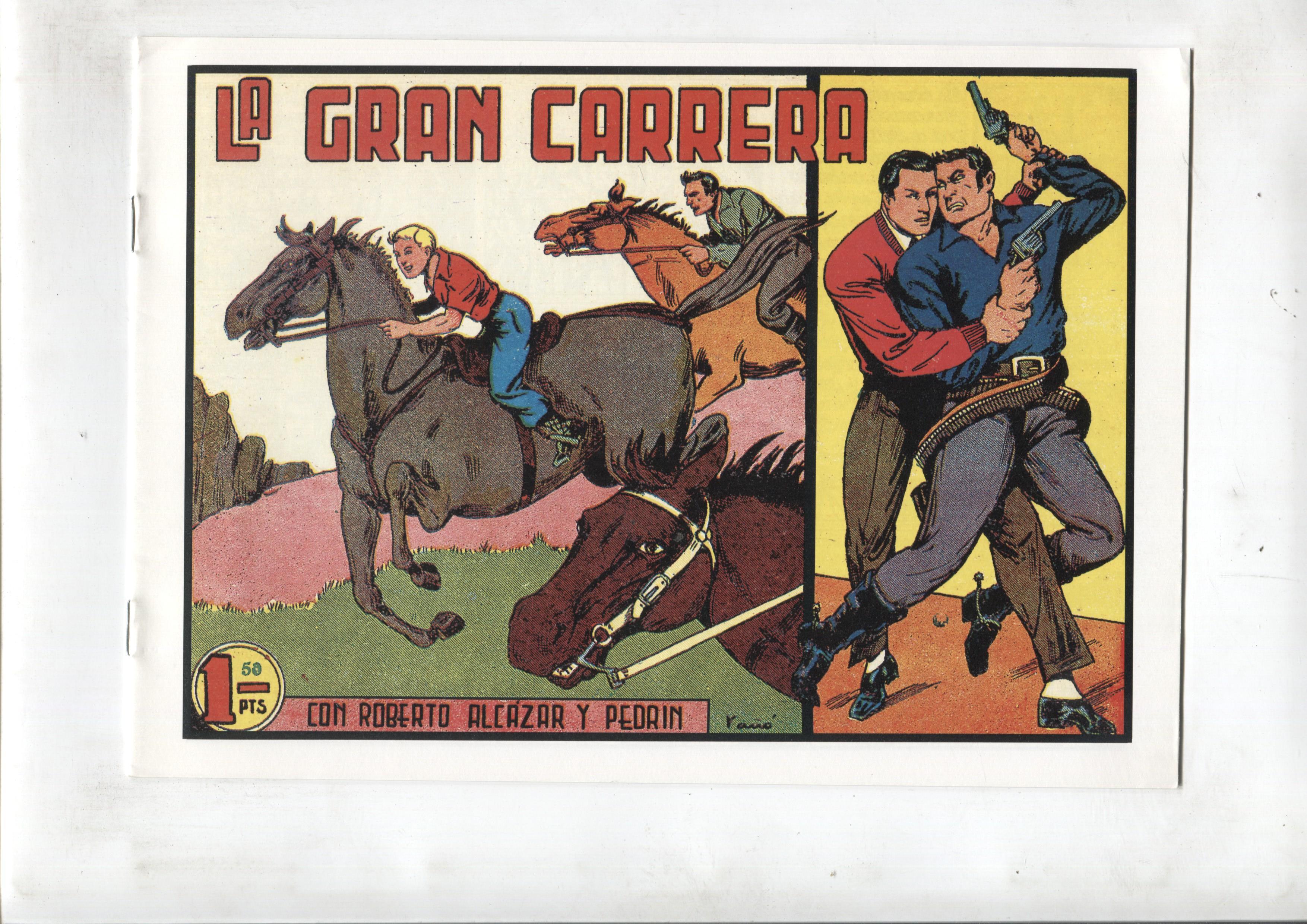 Facsimil: Roberto Alcazar y Pedrin numero 158: La gran carrera