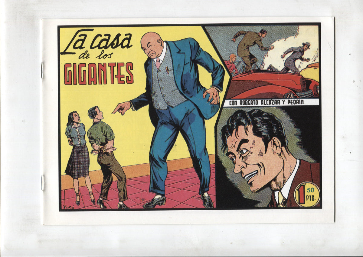 Facsimil: Roberto Alcazar y Pedrin numero 159: La casa de los gigantes