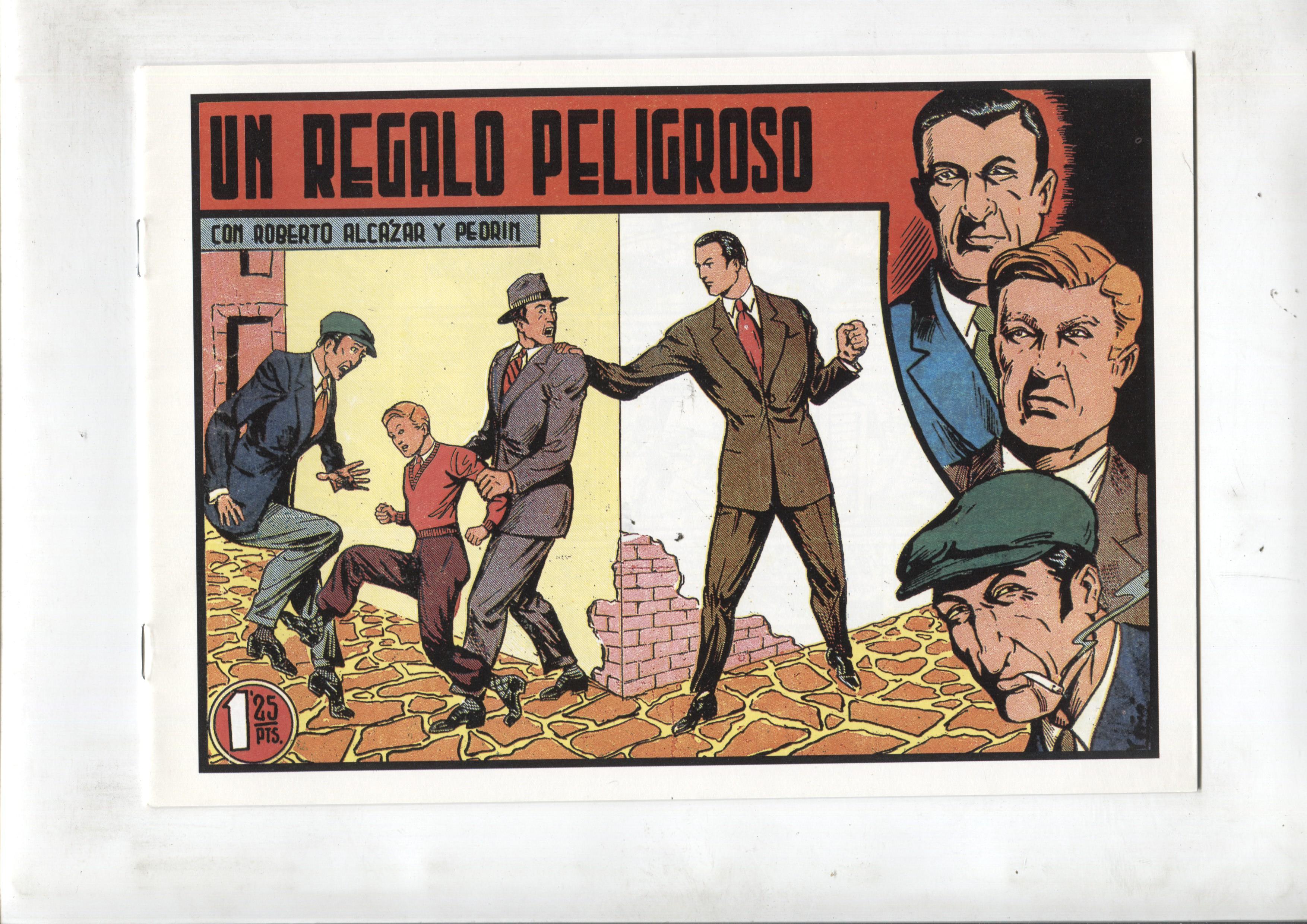 Facsimil: Roberto Alcazar y Pedrin numero 161: Un regalo peligroso