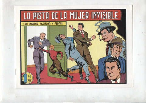 Facsimil: Roberto Alcazar y Pedrin numero 166: La pista de la mujer invisible