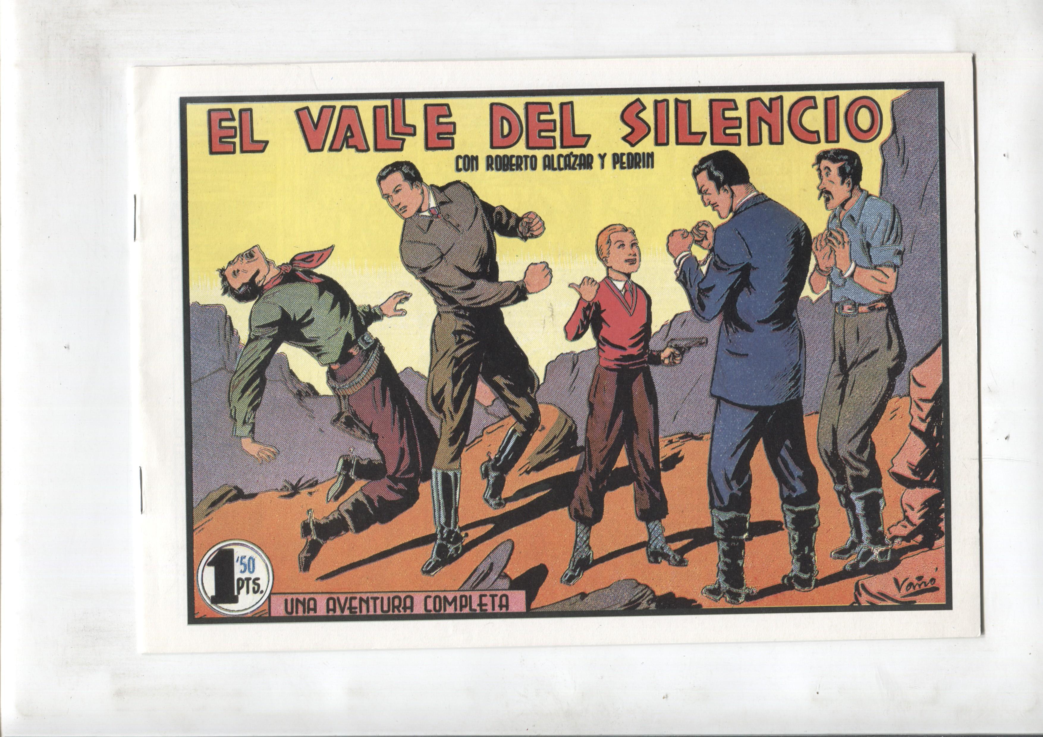 Facsimil: Roberto Alcazar y Pedrin numero 170: El valle del silencio