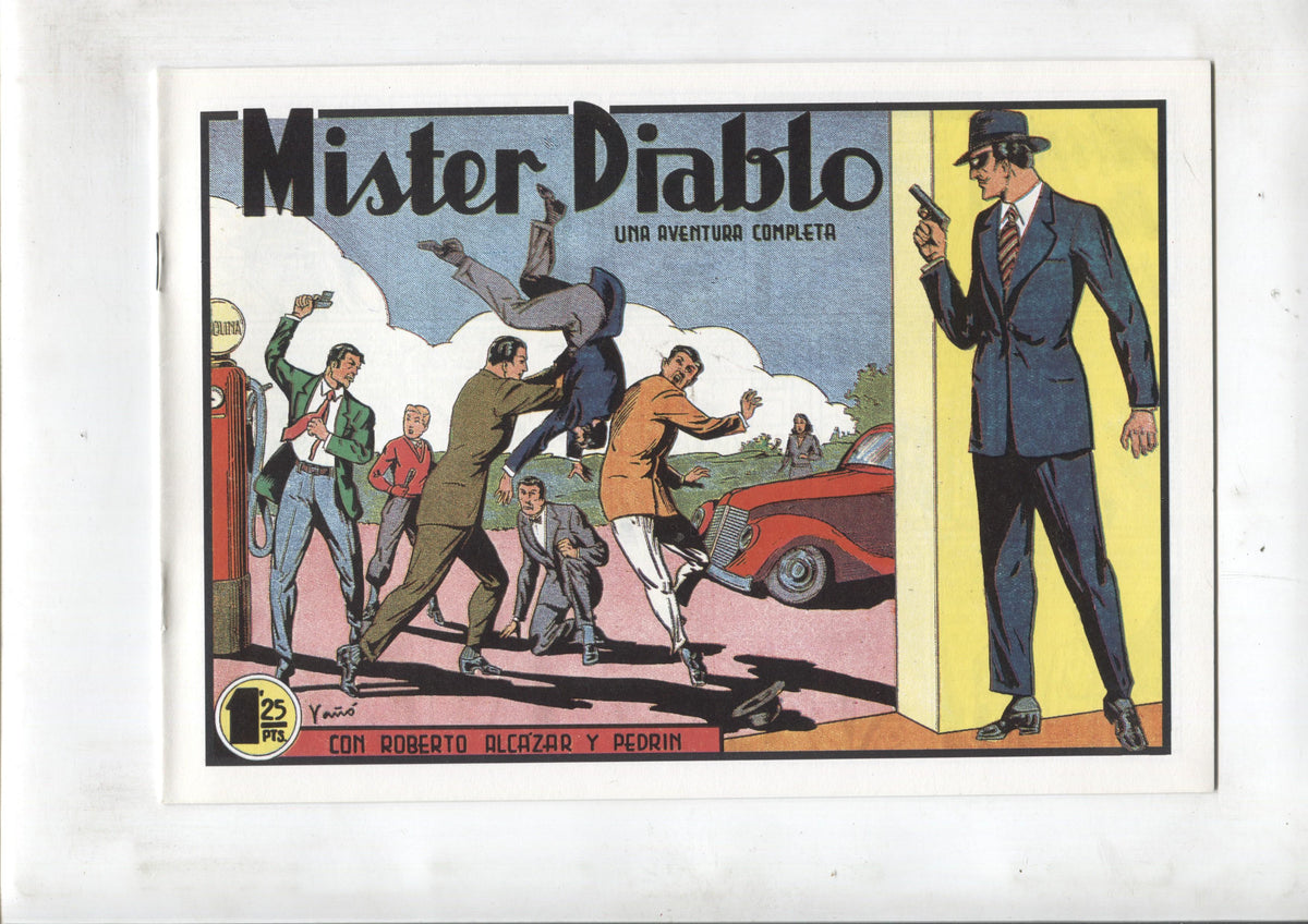 Facsimil: Roberto Alcazar y Pedrin numero 172: Mister Diablo