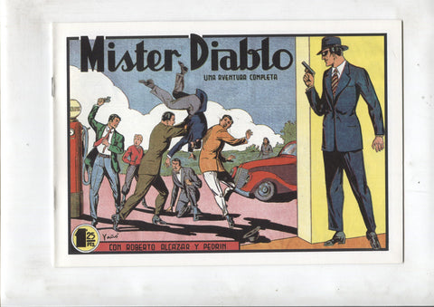 Facsimil: Roberto Alcazar y Pedrin numero 172: Mister Diablo