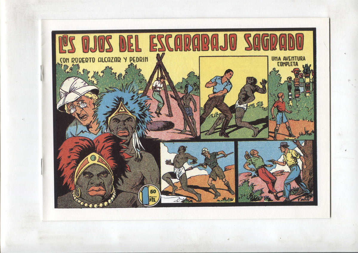 Facsimil: Roberto Alcazar y Pedrin numero 187: Los ojos del escarabajo sagrado