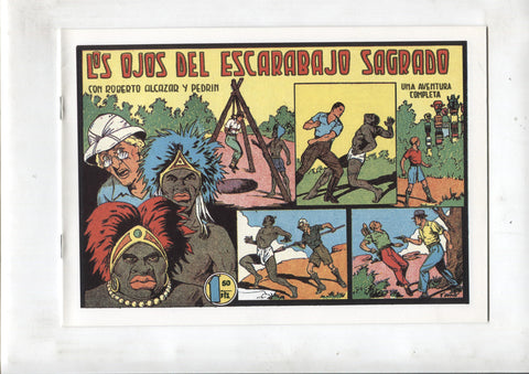 Facsimil: Roberto Alcazar y Pedrin numero 187: Los ojos del escarabajo sagrado