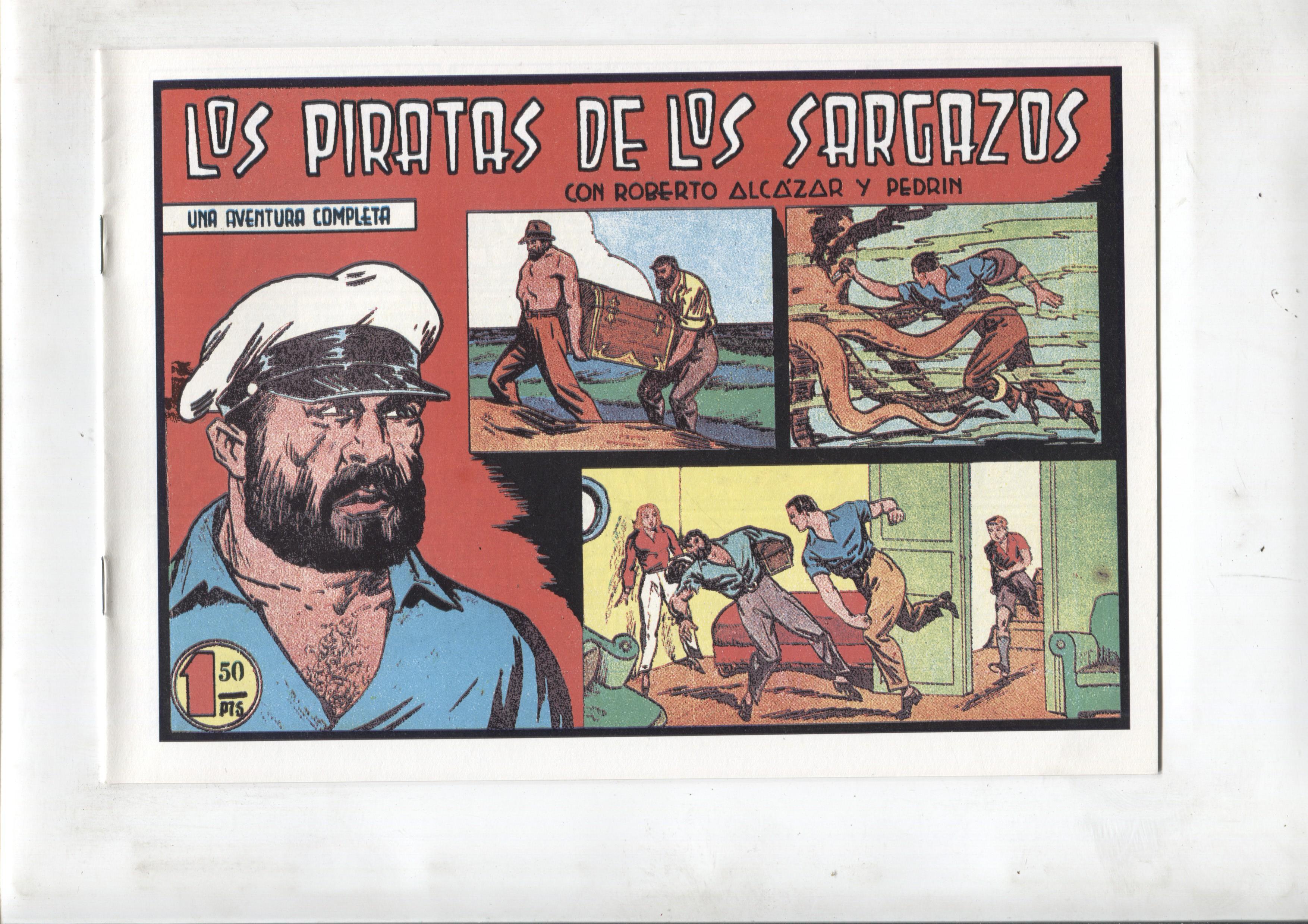 Facsimil: Roberto Alcazar y Pedrin numero 189: Los piratas de los sargazos